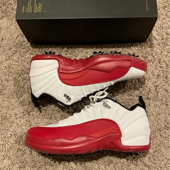 NIB Air Jordan 12 Low Golf 'Cherry' Brand new. - Picture 12 of 16